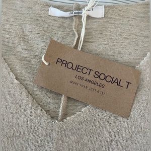 Project Social T. long sleeve paper thin Size Small